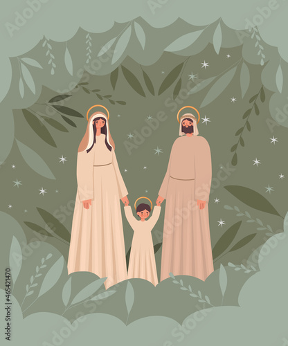 card of holy family