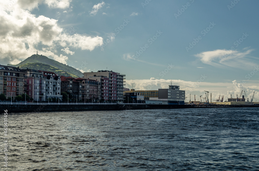 View of the town of Portugalete, Spain View of the town of Portugalete, Spain