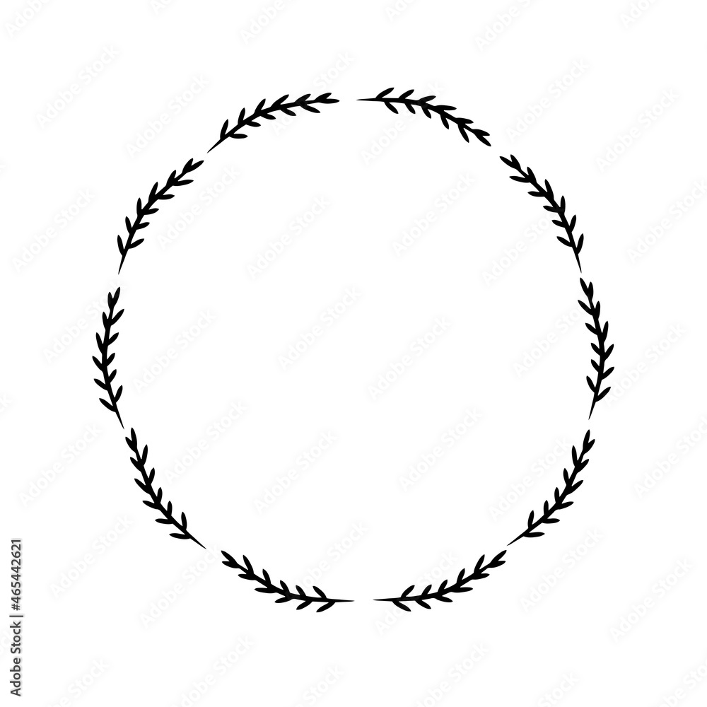 Vector frame. Illustration for invitation cards. Design for congratulations. Wreath for placing an order. Vector frame. Illustration for invitation cards. Design for congratulations. Wreath for placing an order.