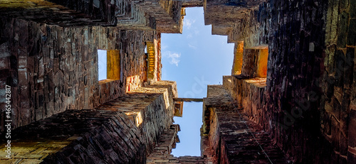 Φωτογραφία Sky view Jesuit ruins in São Miguel das Missões, RS, Brazil.