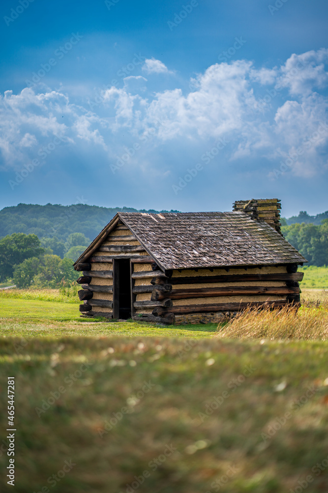 A cabin at Valley Forge State Park. A cabin at Valley Forge State Park.