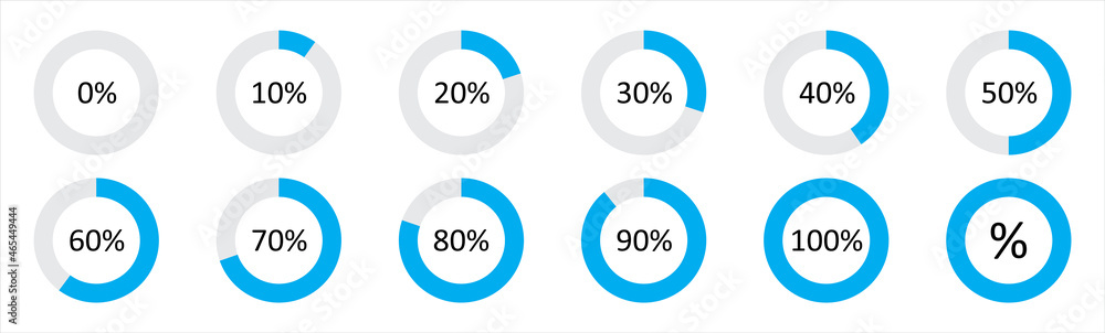 Loading bar progress icon. Download progress. Vector illustration. Loading bar progress icon. Download progress. Vector illustration.