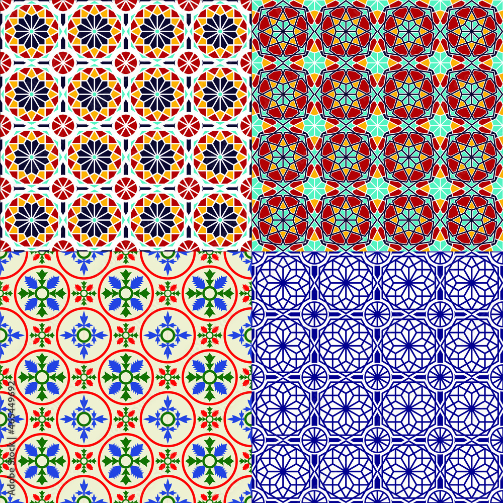 Set of seamless pattern Set of seamless pattern