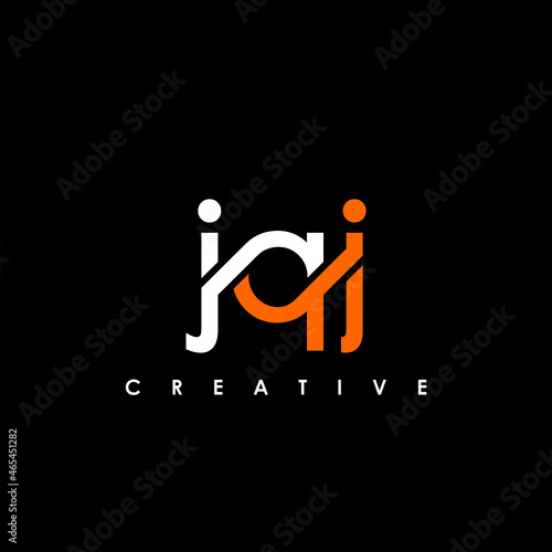 JQJ Letter Initial Logo Design Template Vector Illustration photo