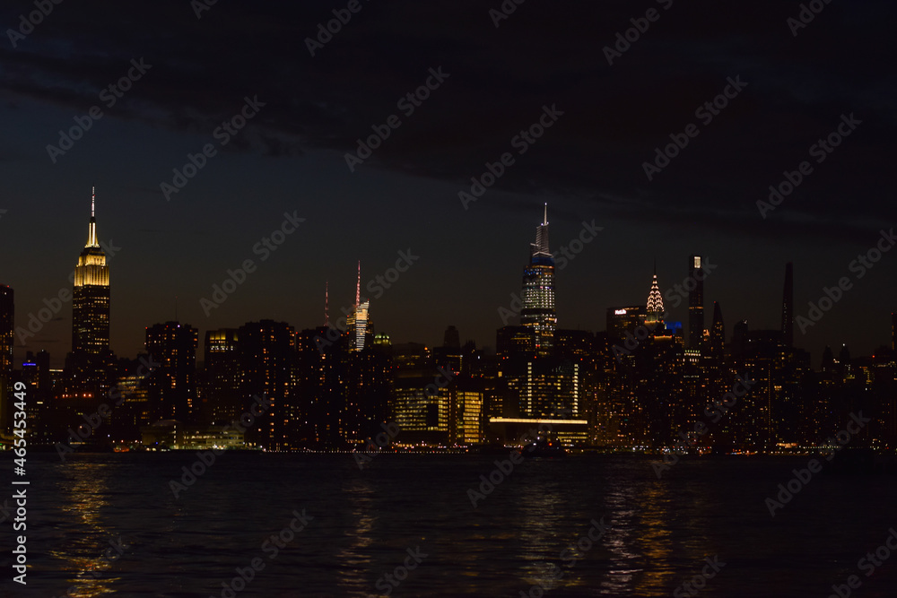 Twilight in New York City