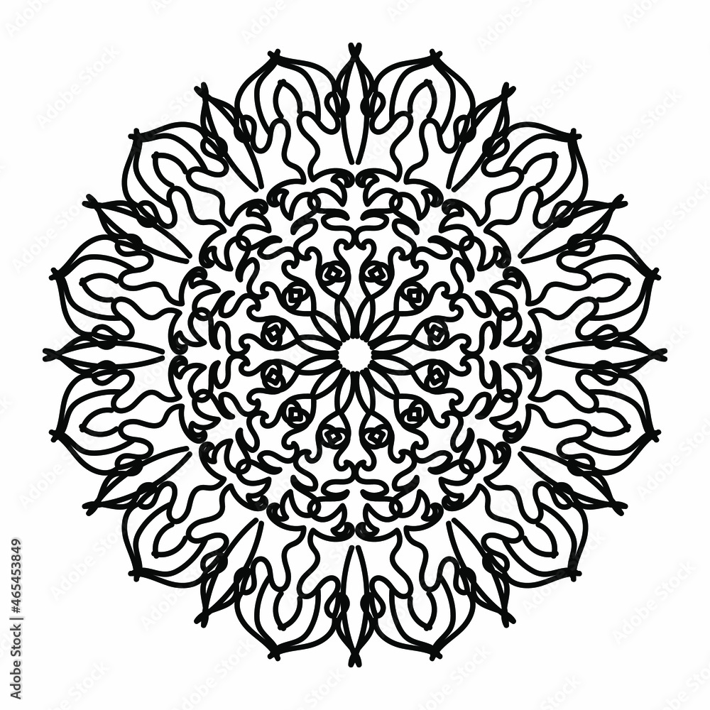 decorative concept abstract mandala illustration. EPS 10 decorative concept abstract mandala illustration. EPS 10