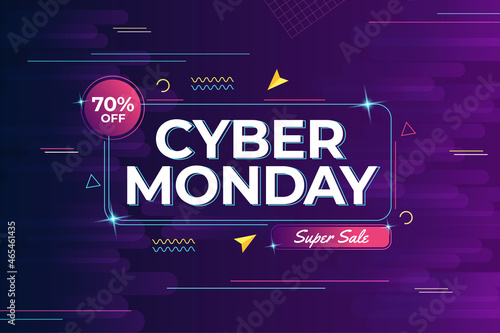 Cyber monday super sale banner