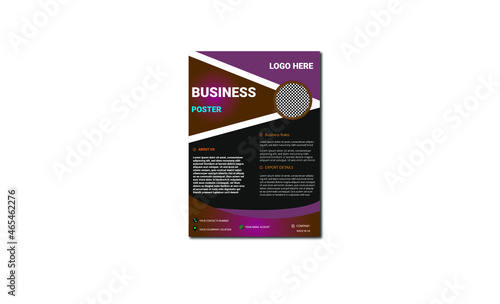 business card template Flyer, brochure, magazine cover template design landscape orientation for education, poster pamphlet brochure cover design layout space for photo background, vector template in 