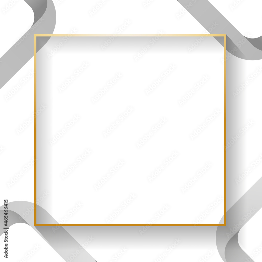 Blank white square abstract frame vector Blank white square abstract frame vector