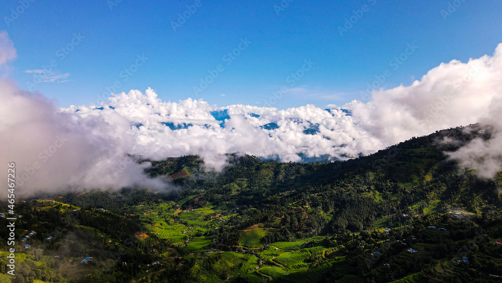 Fototapeta premium clould with himalaya