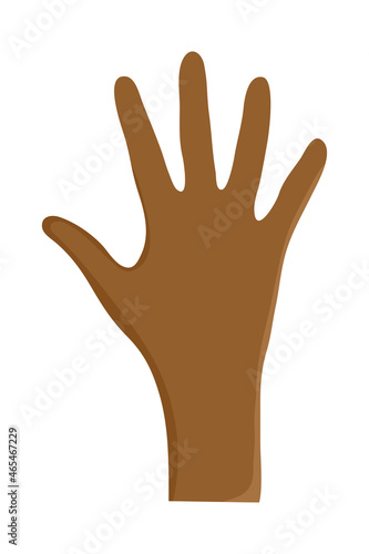brown hand icon