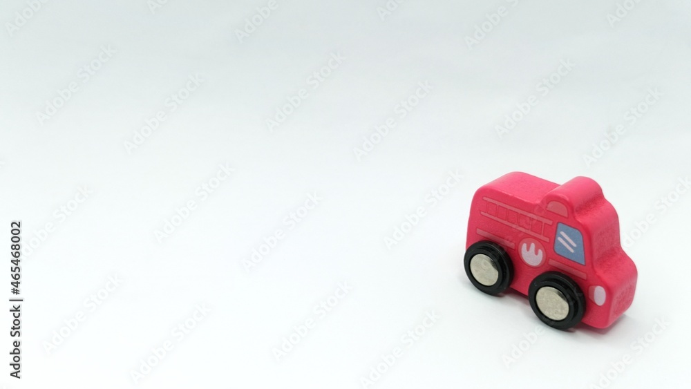 abstract background of miniature fire truck made from wooden abstract background of miniature fire truck made from wooden