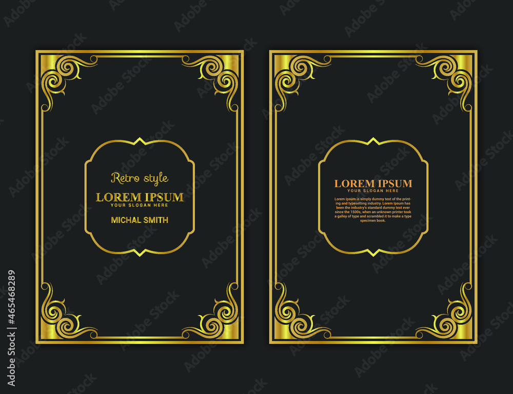 Fototapeta premium Book cover design in A4 size. Annual report.Brochure design. Simple pattern. Flyer,promotion