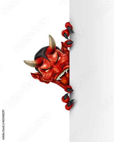 Demon Monster Vertical Banner