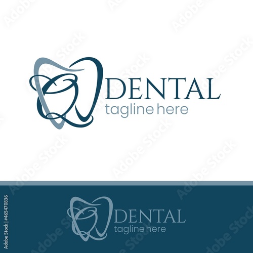 Letter Q Tooth Dental Logo Design