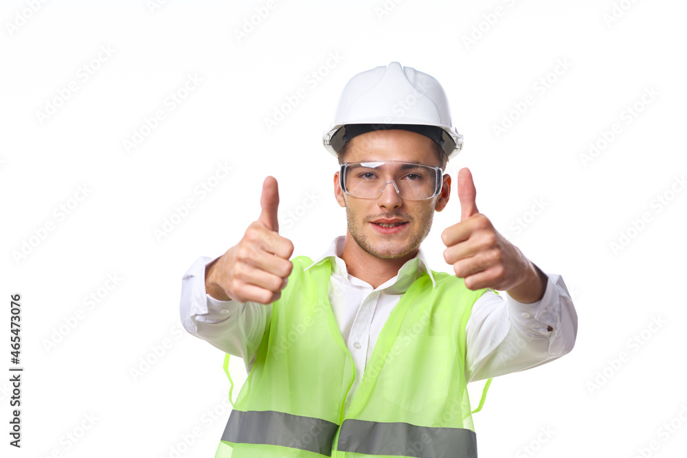engineer in working uniform protective clothing construction engineer in working uniform protective clothing construction
