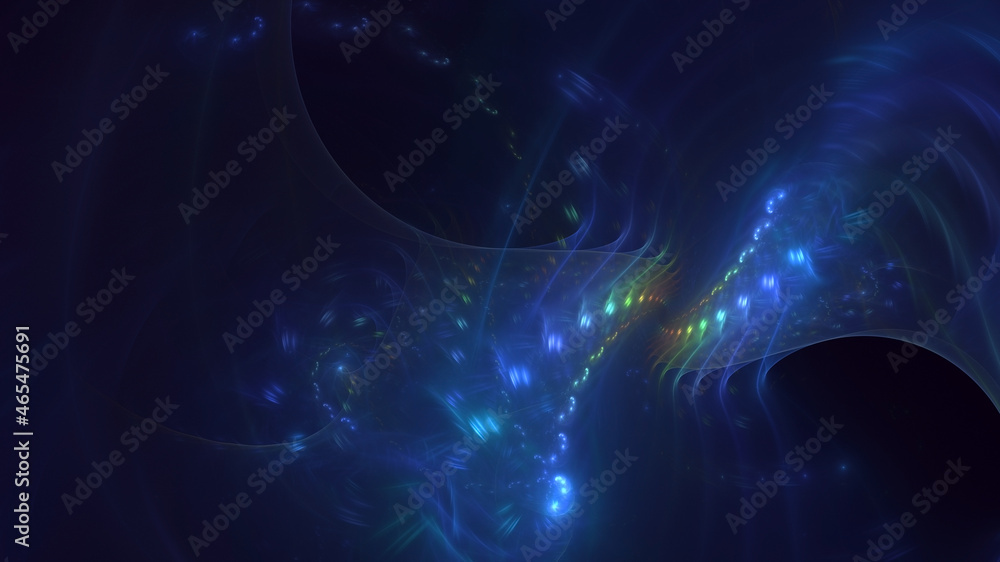 3D rendering abstract round light background 3D rendering abstract round light background