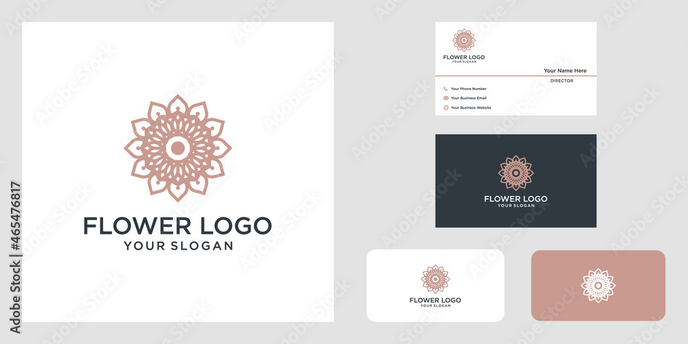 Flower logo design logos can be used for spa beauty salon decoration boutique