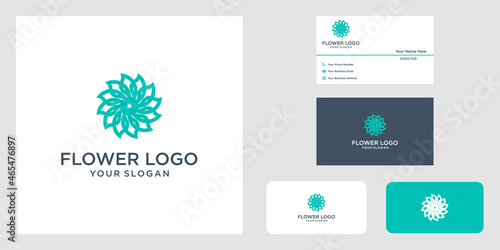 Flower logo design logos can be used for spa beauty salon decoration boutique