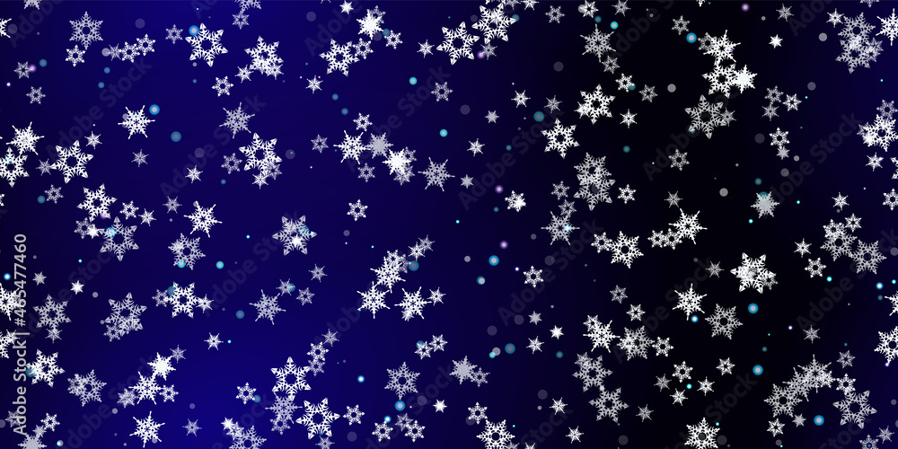 Falling Snowflakes seamless pattern flying snow Falling Snowflakes seamless pattern flying snow