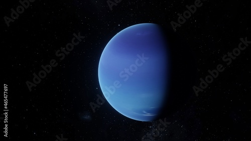 Planet Neptune 3D Rendering © Beyond Astronomy