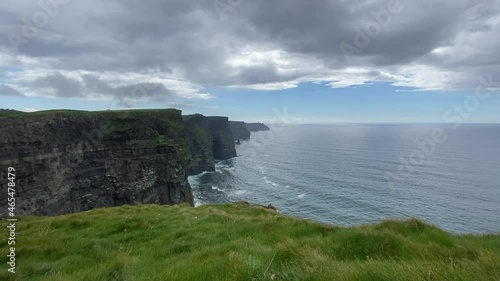 Cliffs of Moher in Ireland on a summer day
