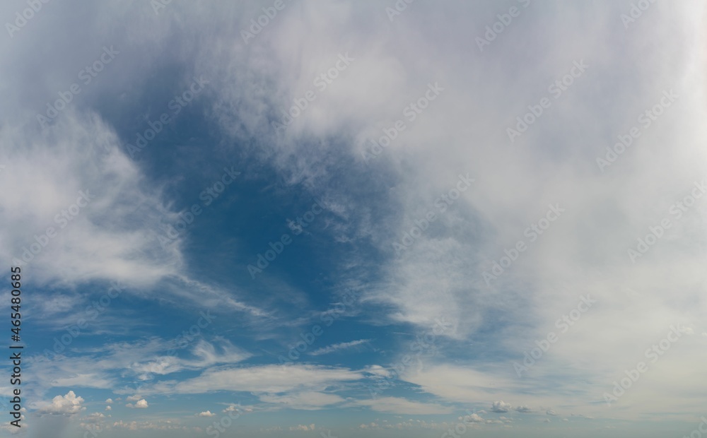 Obraz premium Fantastic soft thunderclouds, sky panorama