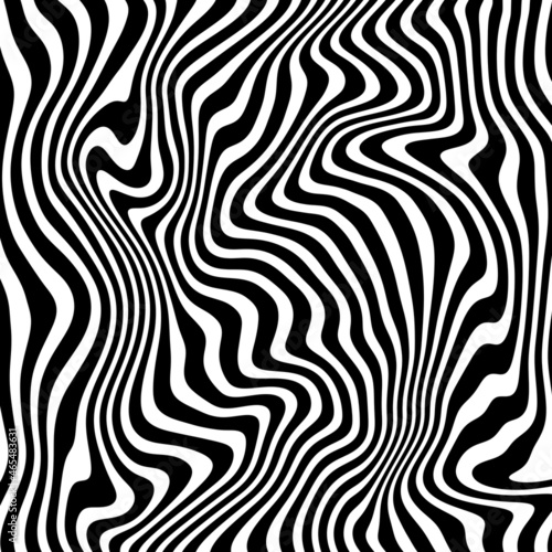 Vector abstract zebra texture. Graphic design. Pattern, texture.