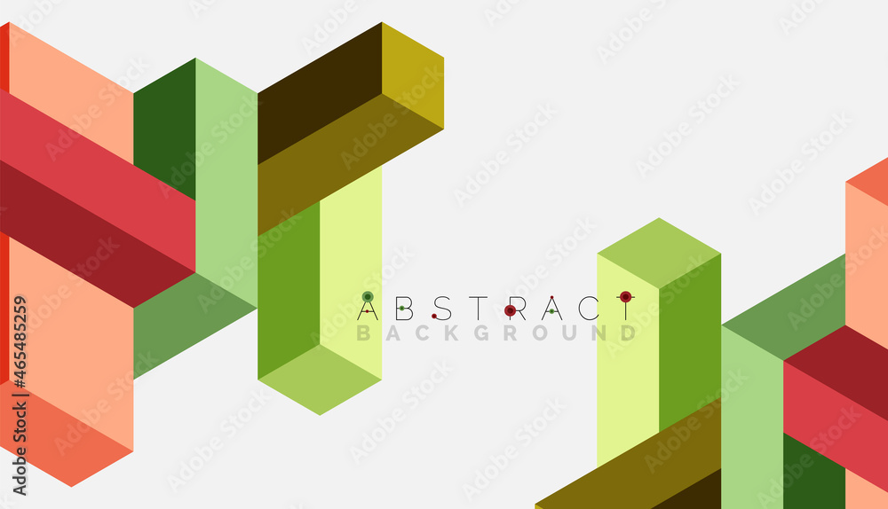 Abstract background. 3d cubes, cubic elements and blocks. Techno or business concept for wallpaper, banner, background, landing page Abstract background. 3d cubes, cubic elements and blocks. Techno or business concept for wallpaper, banner, background, landing page