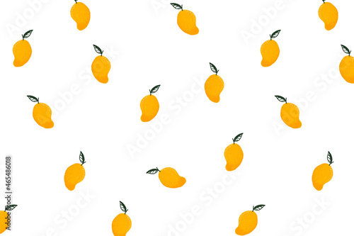 Mango background desktop wallpaper, cute summer vector