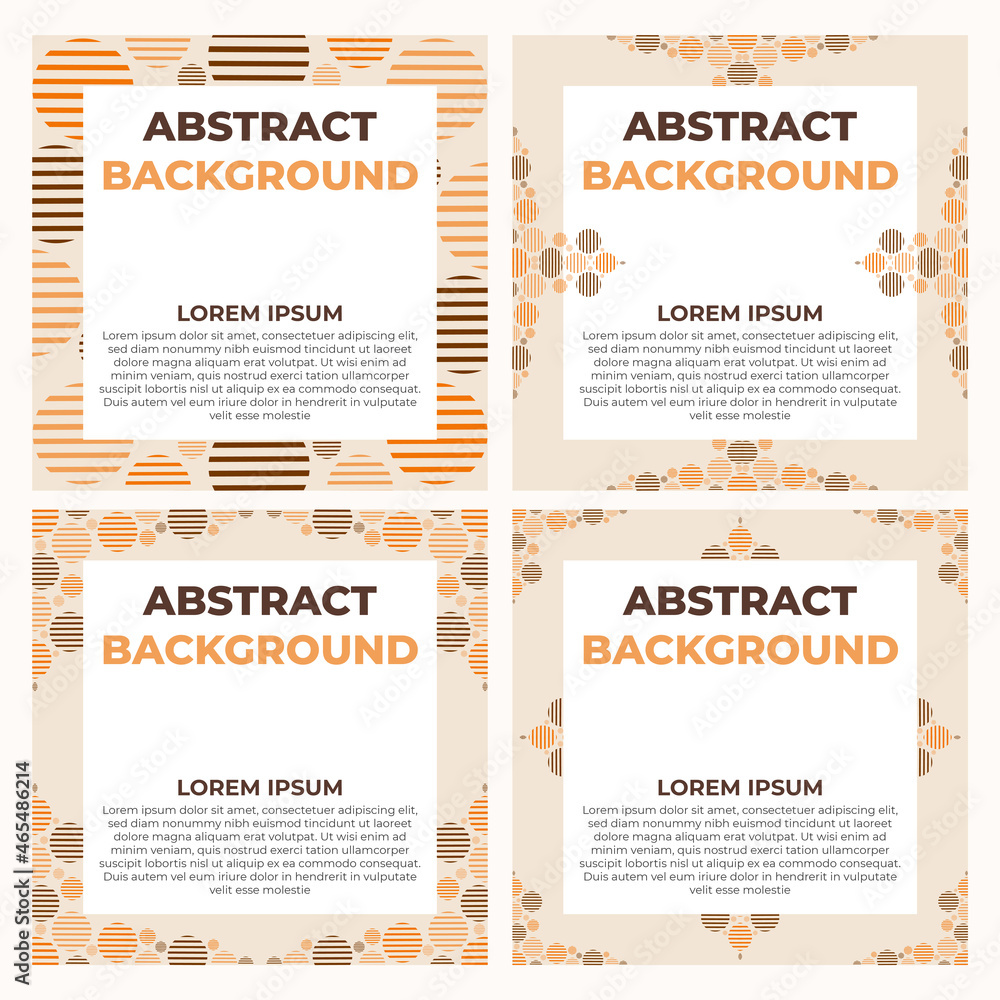 Naklejka premium abstract geometric social media post template