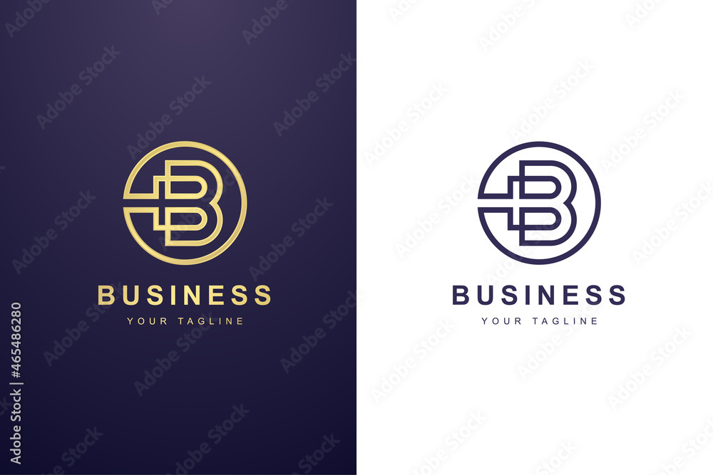 Initial Letter B Logo For Business or Media Company Initial Letter B Logo For Business or Media Company