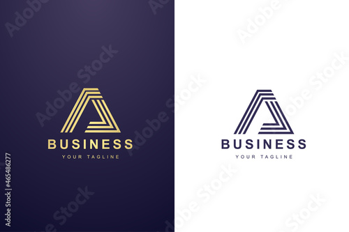 Initial Letter A Logo For Business or Media Company