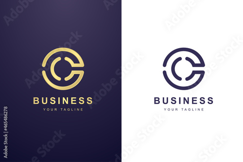Initial Letter C Logo For Business or Media Company