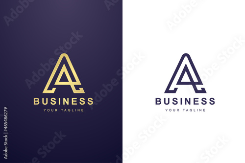 Initial Letter A Logo For Business or Media Company