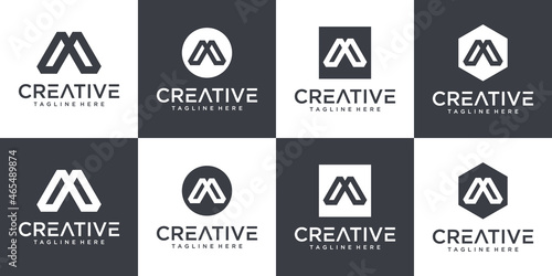 m logo design 