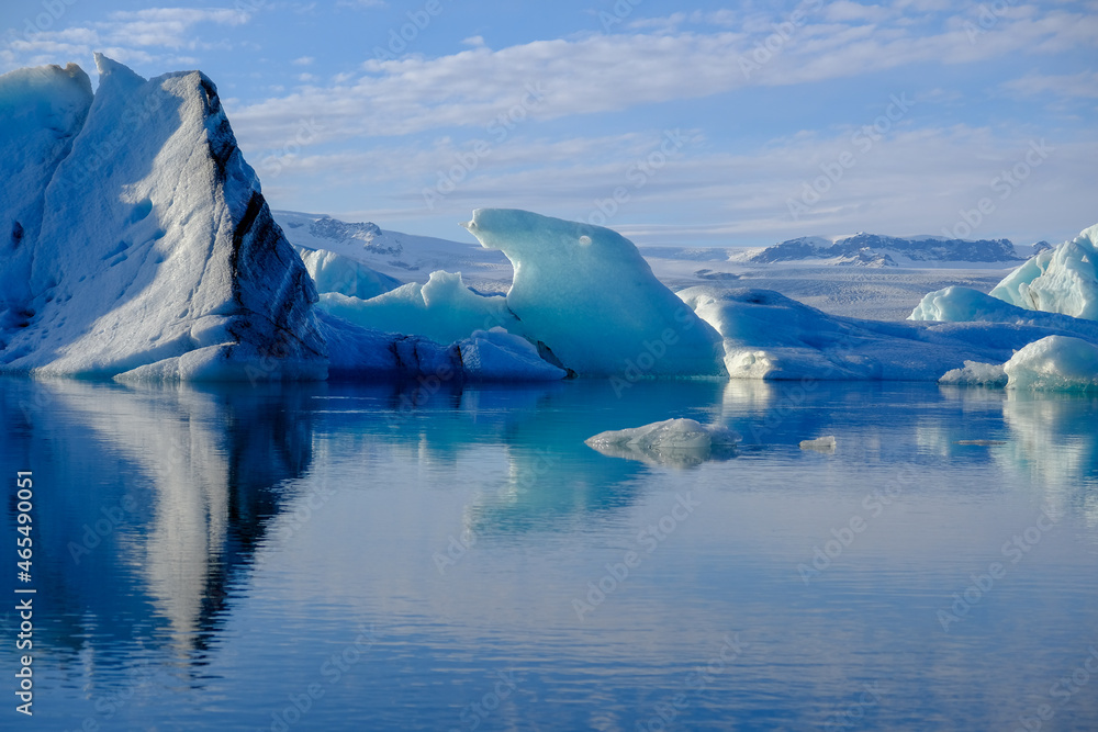The Jokulsarlon iceberg lagoon The Jokulsarlon iceberg lagoon