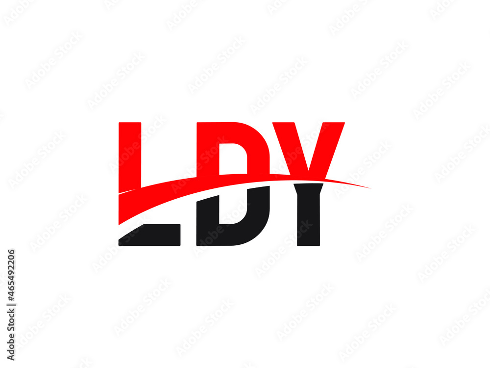 LDY Letter Initial Logo Design Vector Illustration LDY Letter Initial Logo Design Vector Illustration