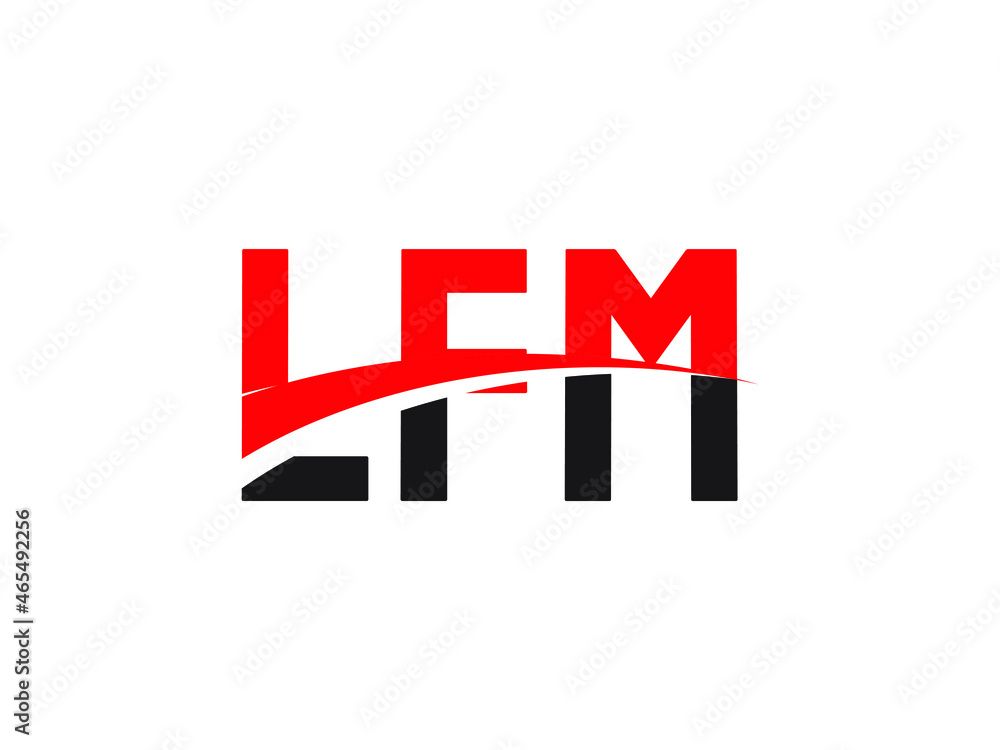 LFM Letter Initial Logo Design Vector Illustration LFM Letter Initial Logo Design Vector Illustration