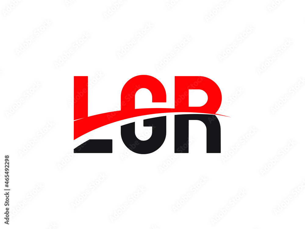 LGR Letter Initial Logo Design Vector Illustration LGR Letter Initial Logo Design Vector Illustration