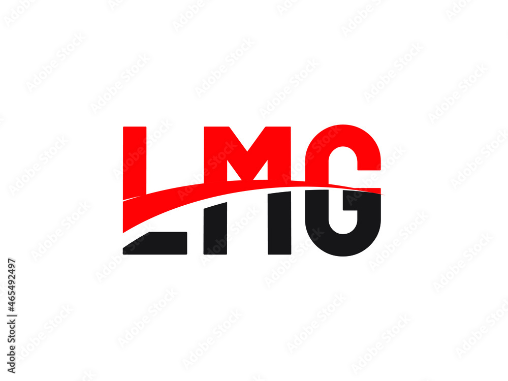 LMG Letter Initial Logo Design Vector Illustration