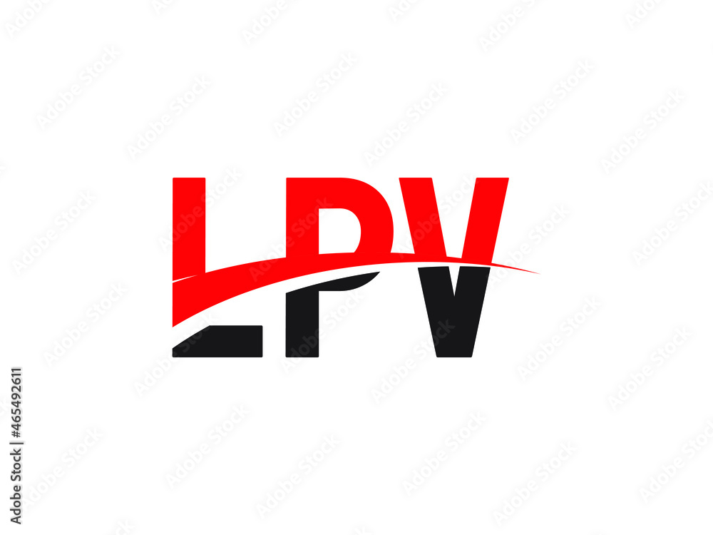 LPV Letter Initial Logo Design Vector Illustration LPV Letter Initial Logo Design Vector Illustration