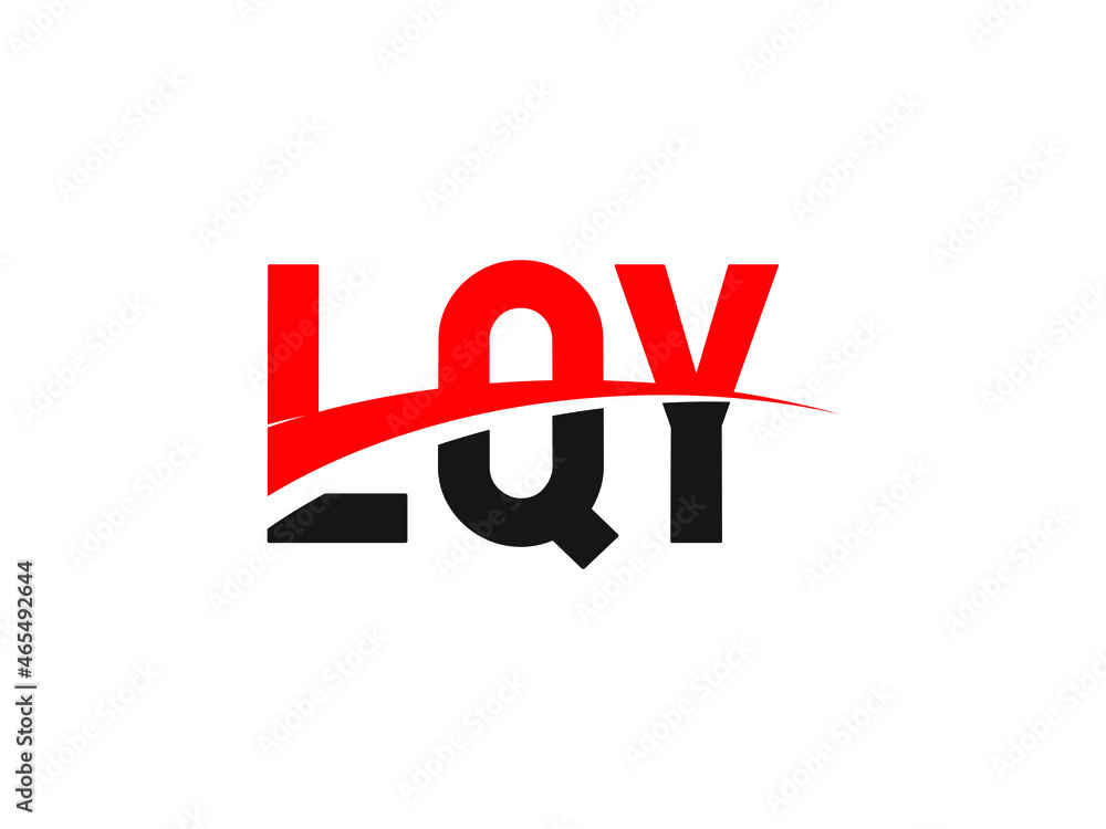 Obraz premium LQY Letter Initial Logo Design Vector Illustration