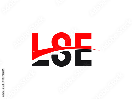 LSE Letter Initial Logo Design Vector Illustration © Rubel