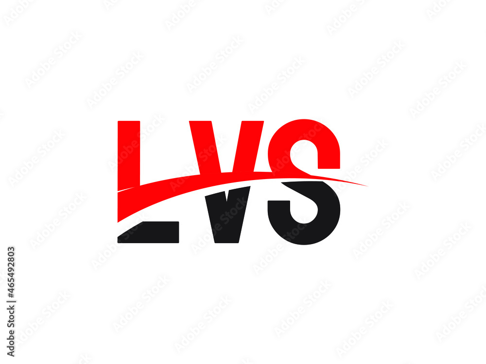 LVS Letter Initial Logo Design Vector Illustration LVS Letter Initial Logo Design Vector Illustration