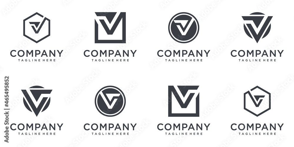 letter v logo design letter v logo design