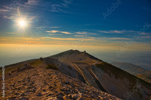 Abendstimmung auf dem Mont Ventoux in der Provence