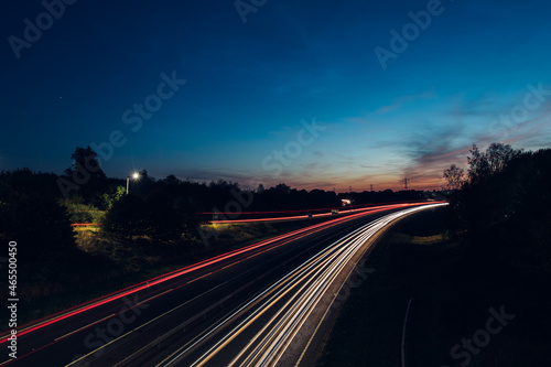 Traffic Lights on the M1 Motorway in the UK © MelaniePhotos