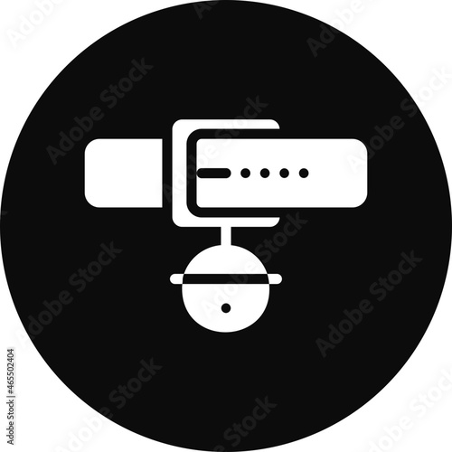 pet collar glyph icon