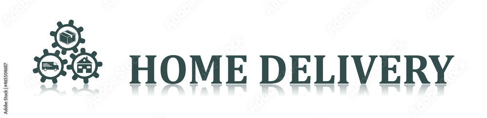 Concept of home delivery Concept of home delivery